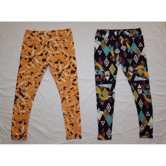 LuLaRoe Pants - LuLaRoe T/C Tall & Curvy Leggings Disney Tigger Nightmare before Christmas Sally